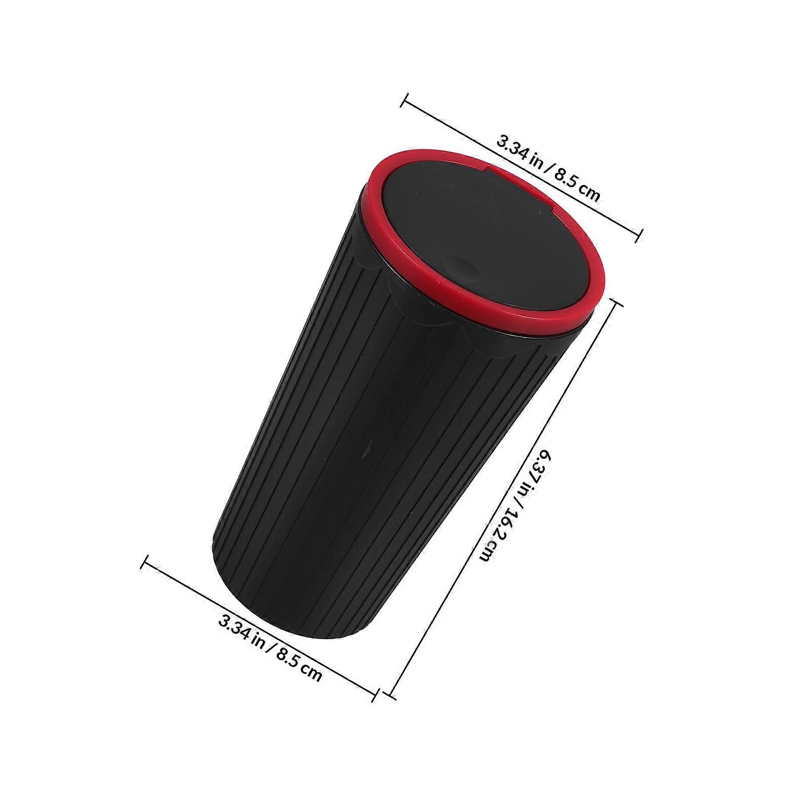 Car Trash Bin for Storage Use Multi-Functional Black ABS