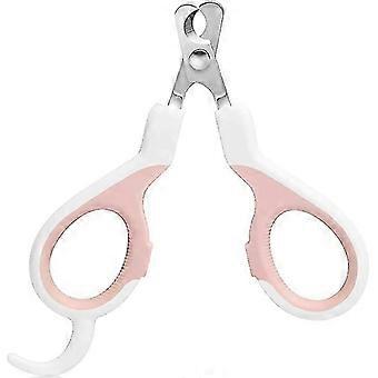 Professionele nagelknipper geschikt voor puppy's, konijnen, vogels en kleine dieren - Roze model
