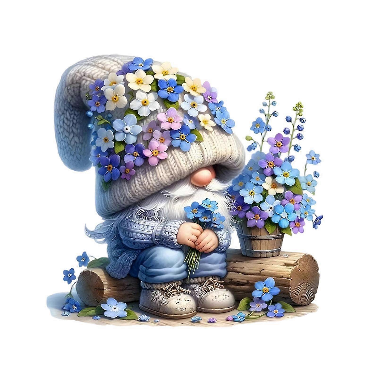 Removable Gnome Static Cling Window Decal