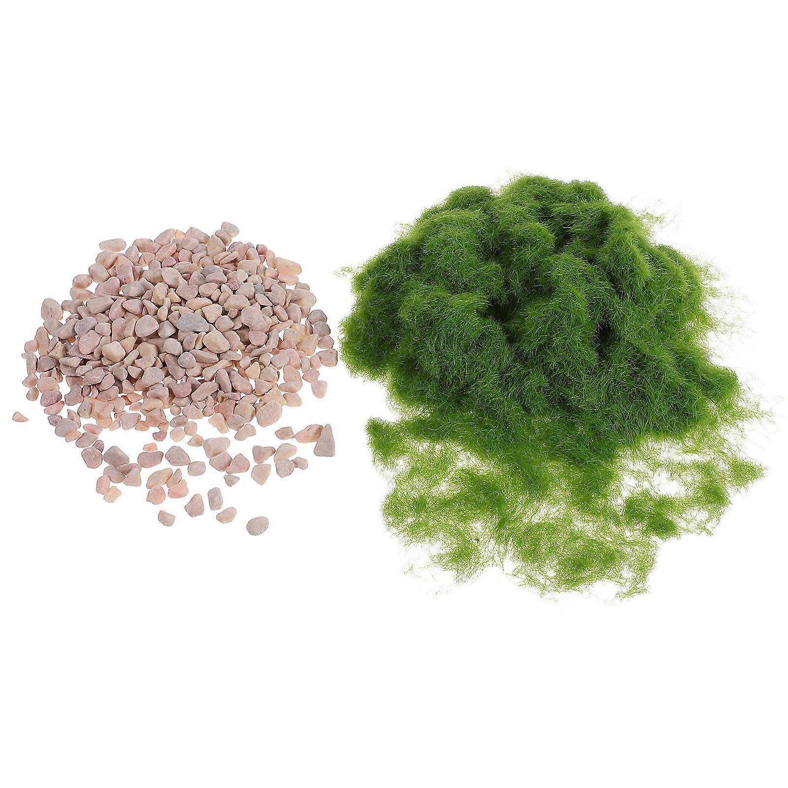 Artificial Moss Model Train Accessories for Crafts 4Sets DIY Kit