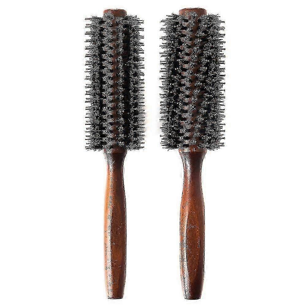 Boar Bristle Round Brush Set