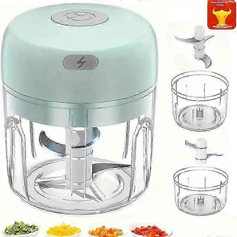 USB-Charged Automatic Mini Garlic Masher