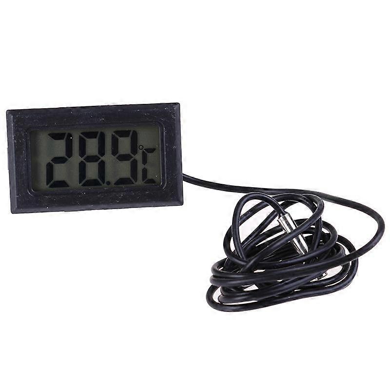 1Pc Digital Lcd Display Thermometer Temperature Meter Temp Sensor With Probe