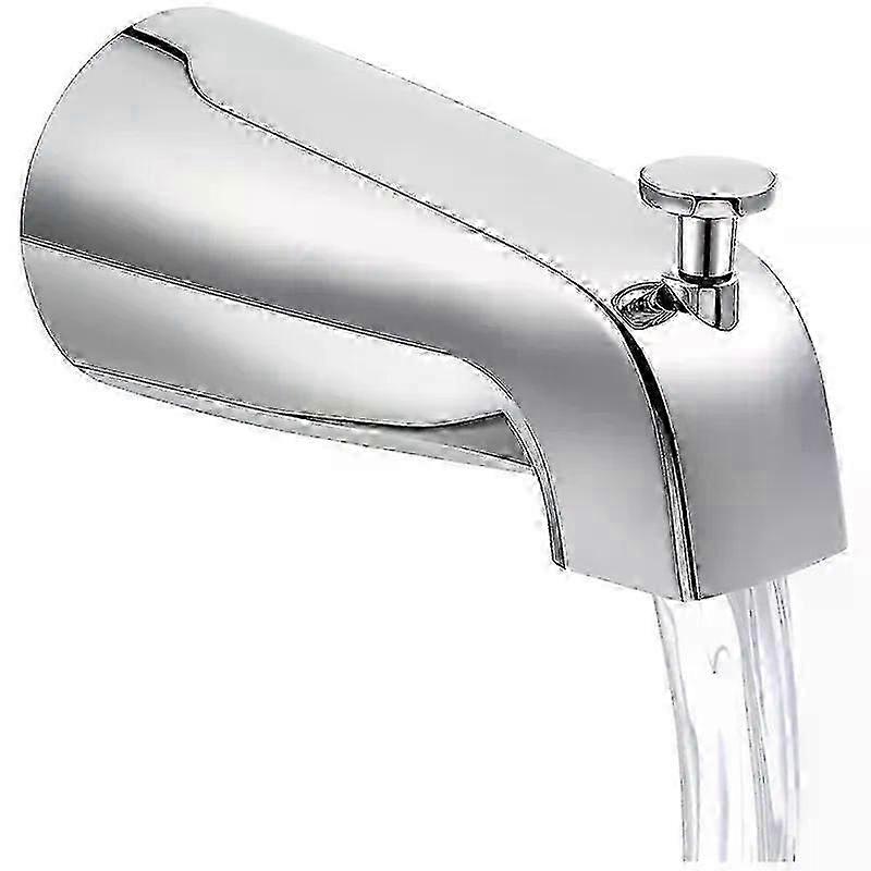 Classic Chrome Tub Spout With Pull Up Diverter