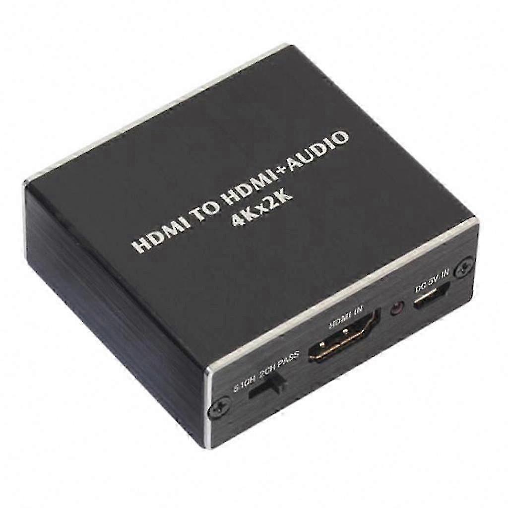 Ay78 4K HDMI Splitter with 3.5mm Stereo Audio Extractor