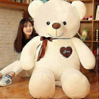 Giant Teddy Bear Plush Toys Soft Stuffed Doll Big Human Size Teddy Bear 5ft Popular Birthday Valentine Gifts for Kids SWM