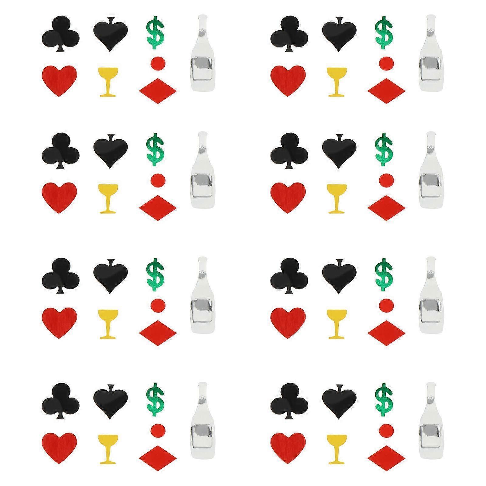 Confetti Plastic Poker Theme Confetti compatible with 1Pack