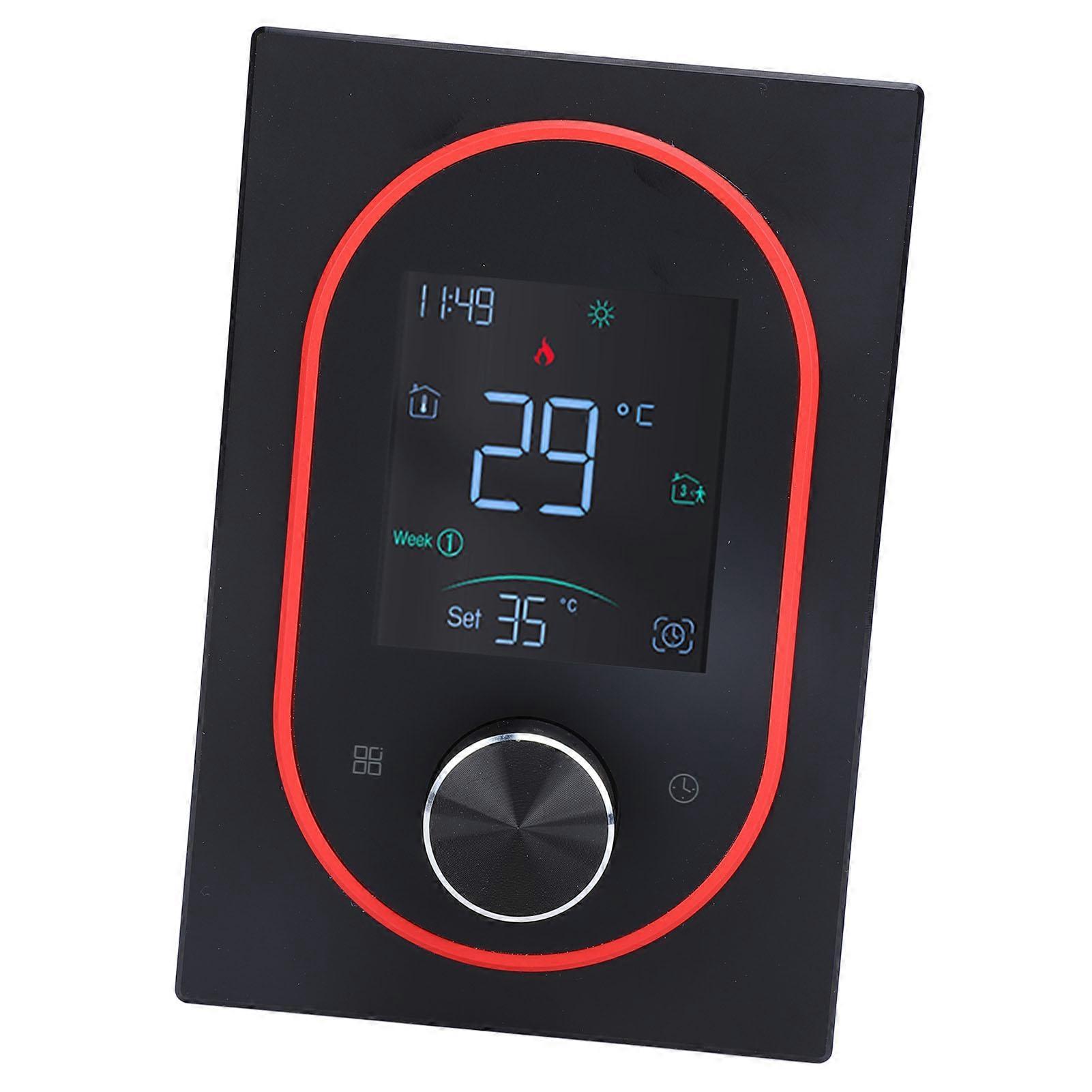 Smart Color Thermostat APP Programmable Touchscreen Knob Control Smart Temperature Controller AC
