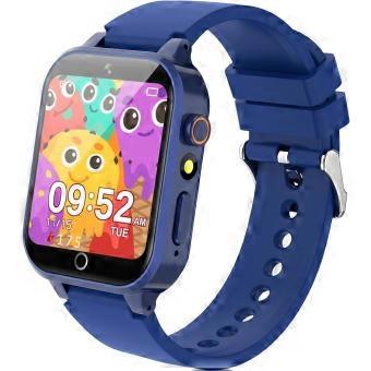 Inteligentny zegarek dla dzieci, Smartwatch dla dzieci z 26 grami Kamera Muzyka Wideo Krokomierz Audiobook Budzik HD Ekran dotykowy, Zabawki do zegarków dla dzieci