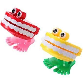 2pcs Chattering Teeth Wind-Up