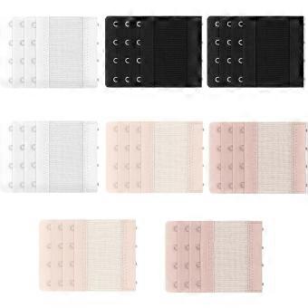 8 Pcs Bra Extenders, 4 Hook Bra Extenders for Women Soft Elastic Non-Rubbing Buckle Extender, Size Adjustment Accessories for Underwear