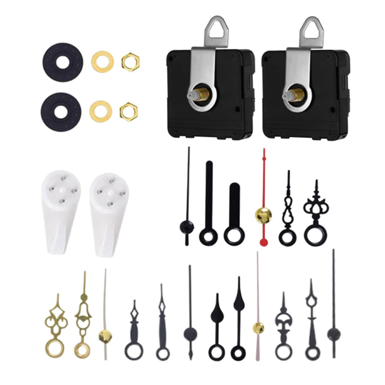 Quartz Clock Movement Mechanism Repair Tool Replacement with 6 Set of Hands