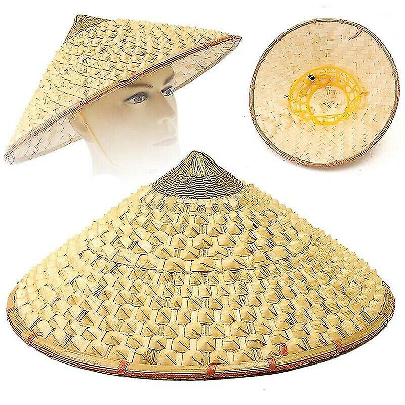 Bambus kjegle solhatt