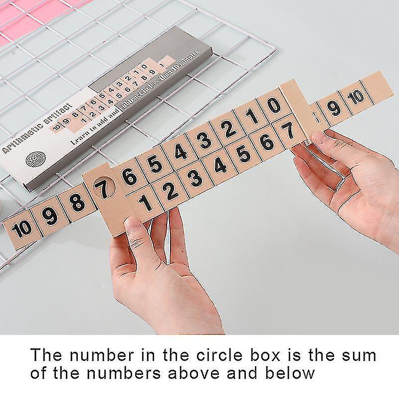 Early Educational Toy Wooden Math Arithmetic Ruler Scientific Gifts For ...