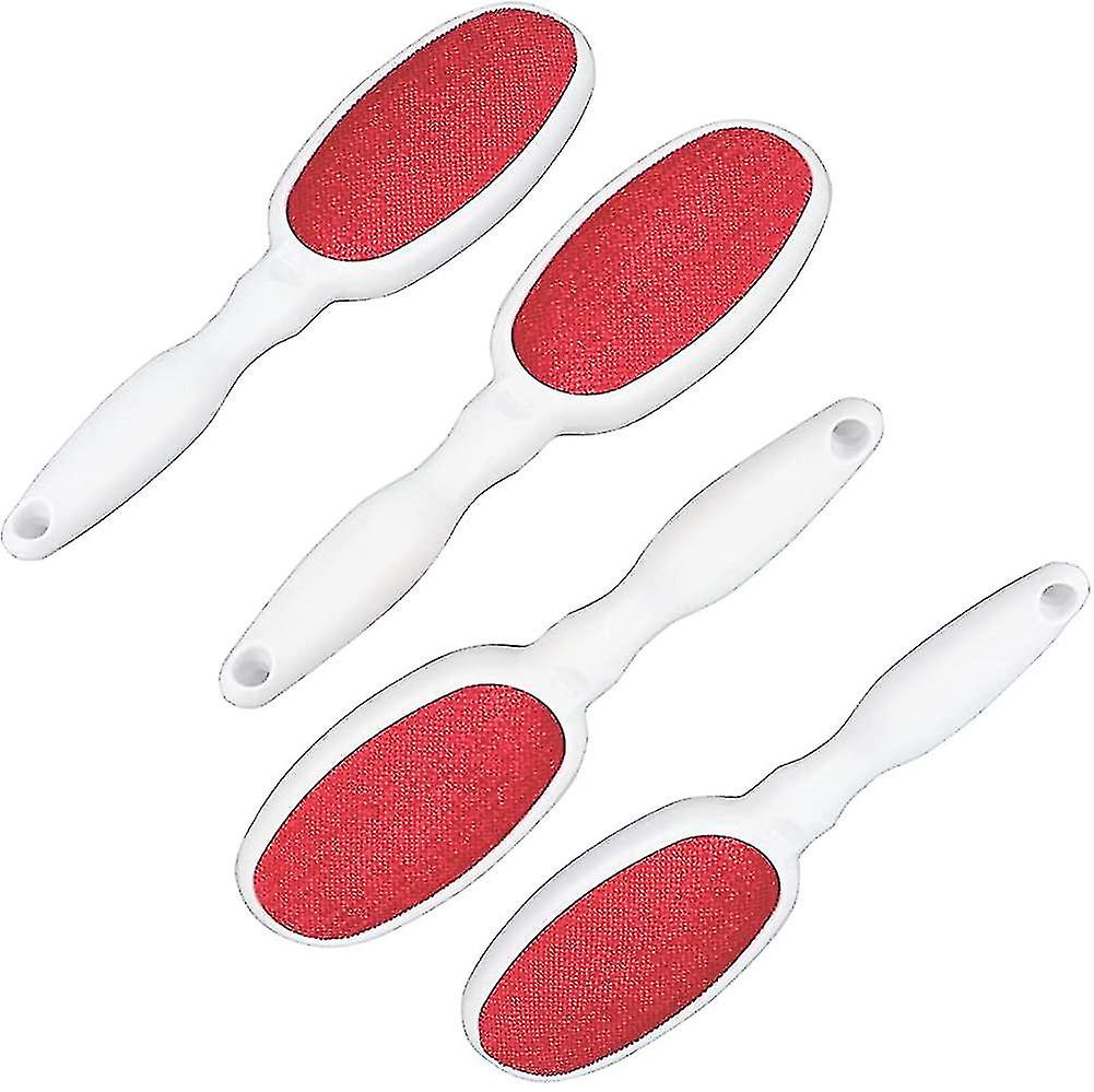 4 Pack Lint Removal Brush Reusable Double Sided Magic Lint Brush For Clothes Pet