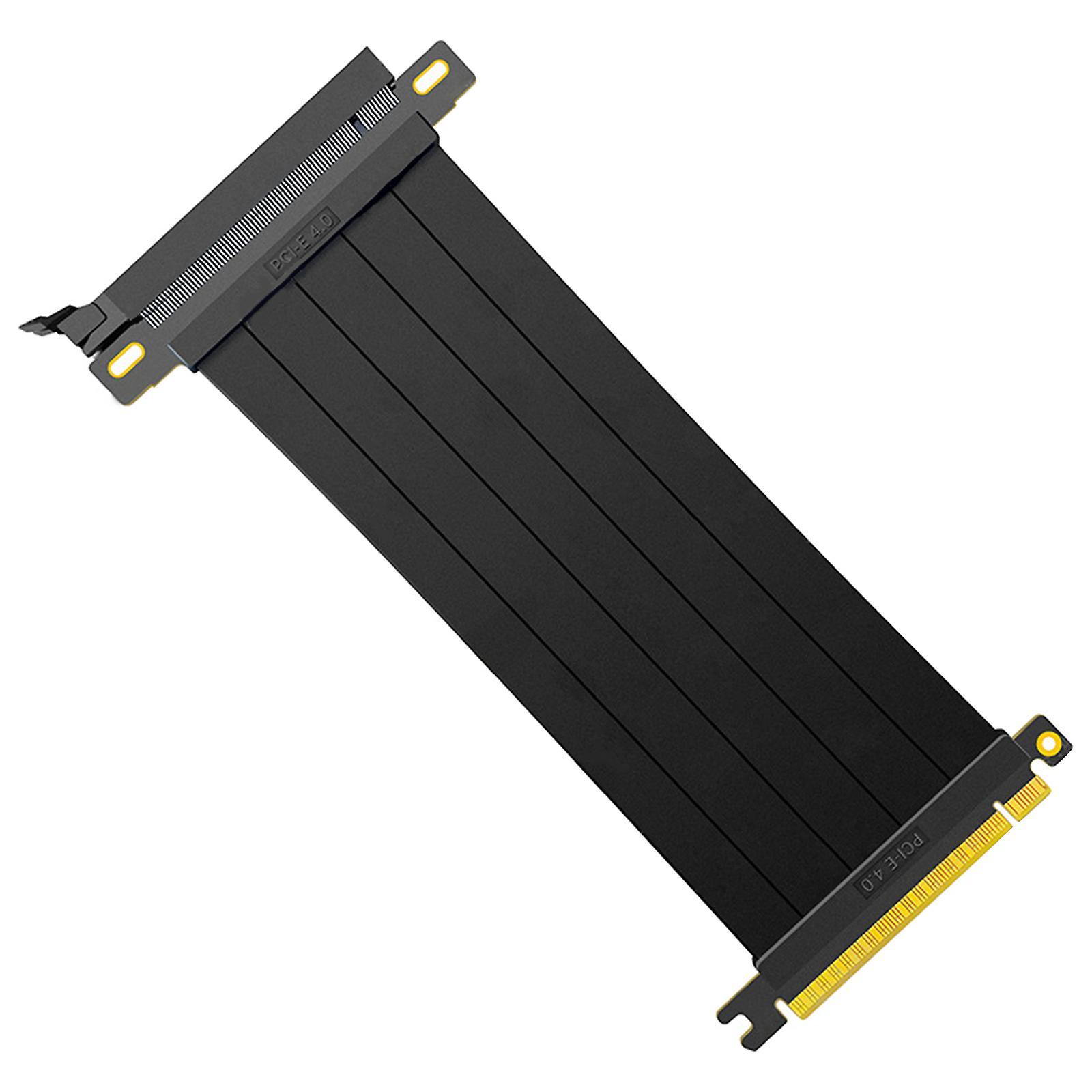 Full Speed 4.0 Gpu Vertical With Antijam Pcie 4.0 X16 Extender Riser Cable