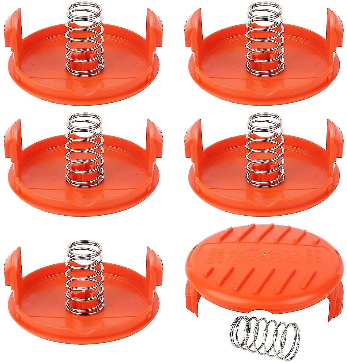 Spool Cap, 8 Pieces Replacement Spool Cap Caps Replacement Cover With 8 Piece Spring