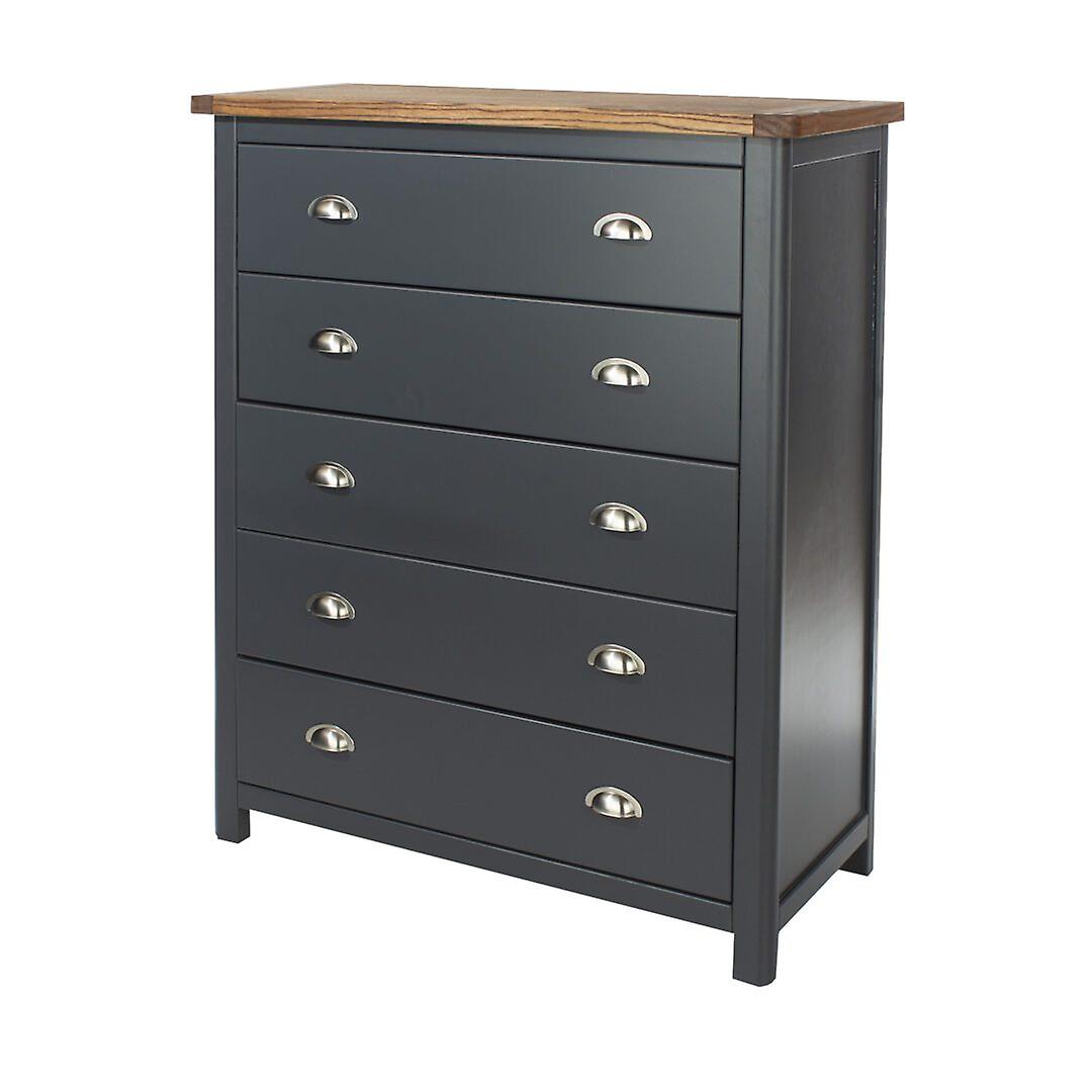 Ode Handcrafted 5 Drawer Chest
