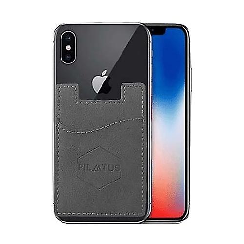 Dark gray mobile card holder 1 unit (Grey)