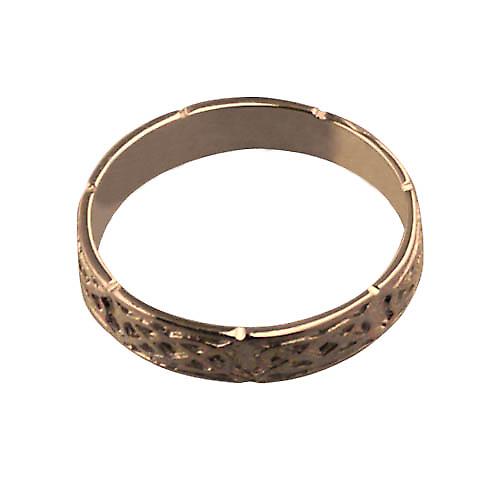 9ct Rose Gold 4mm Celtic Wedding Ring Size Z