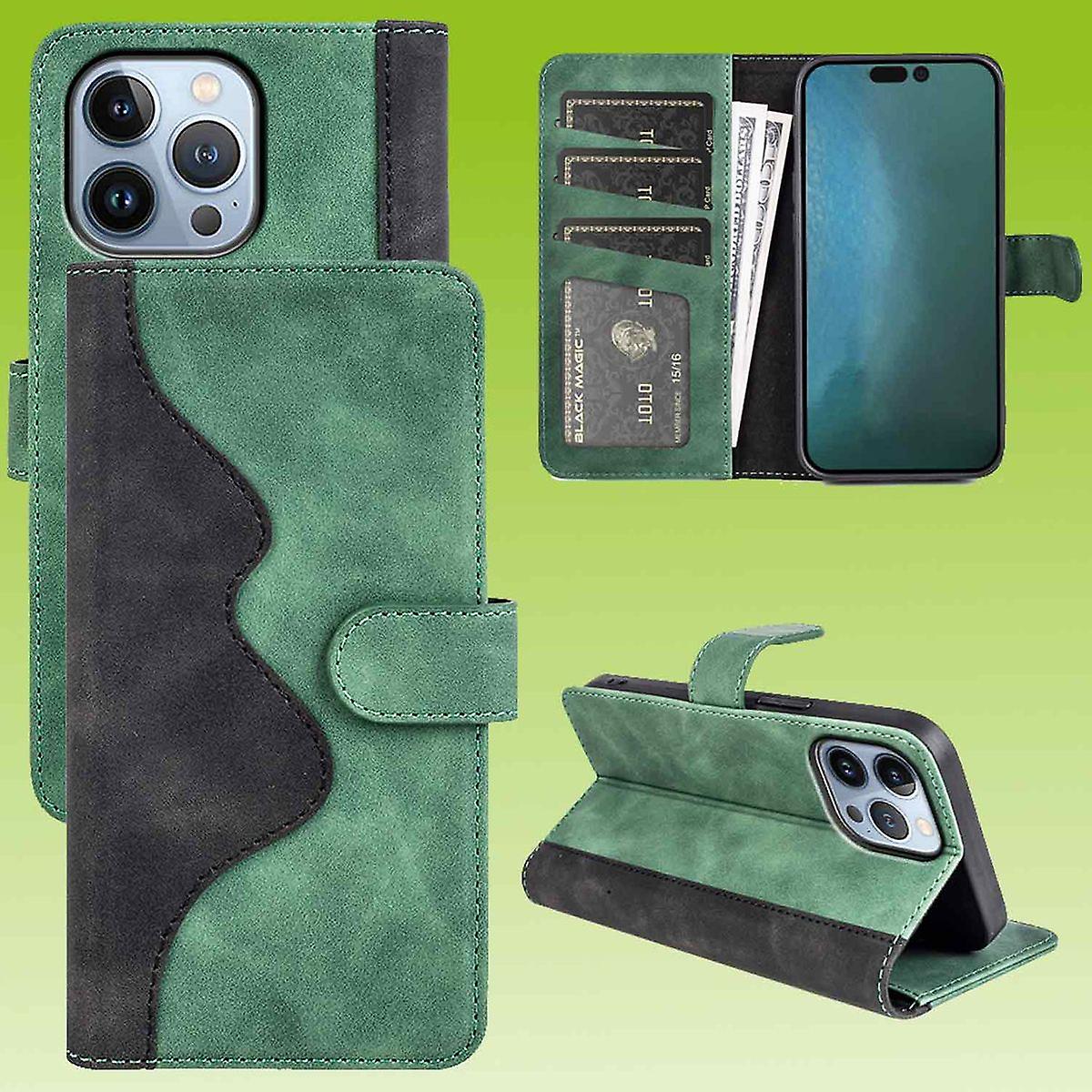 For Apple iPhone 14 Pro Design Cell Phone Case Wallet Premium Green Protective Case Cover Cases New Accessories