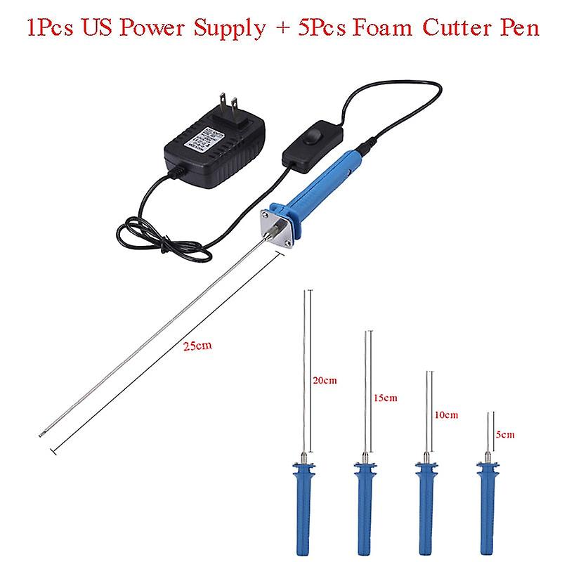 6 In 1 Foam Cutter 15w 110-240v Electric Foam Polystyrene Cutting Machine Pen Portable Styrofoam Cutting Tools