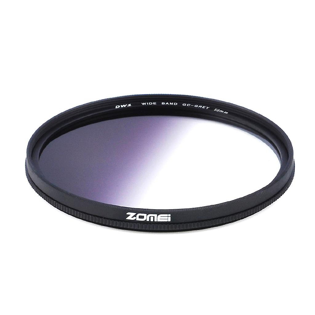 Ultra Slim Optical Graduated Color Camera Lens Filter For  Gray  58mm