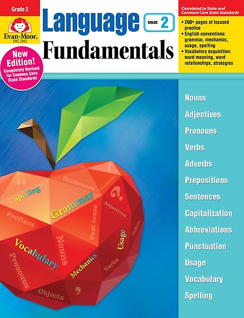 Language Fundamentals Grade 2 by Evan Moor Educational Publishers Paperback Book