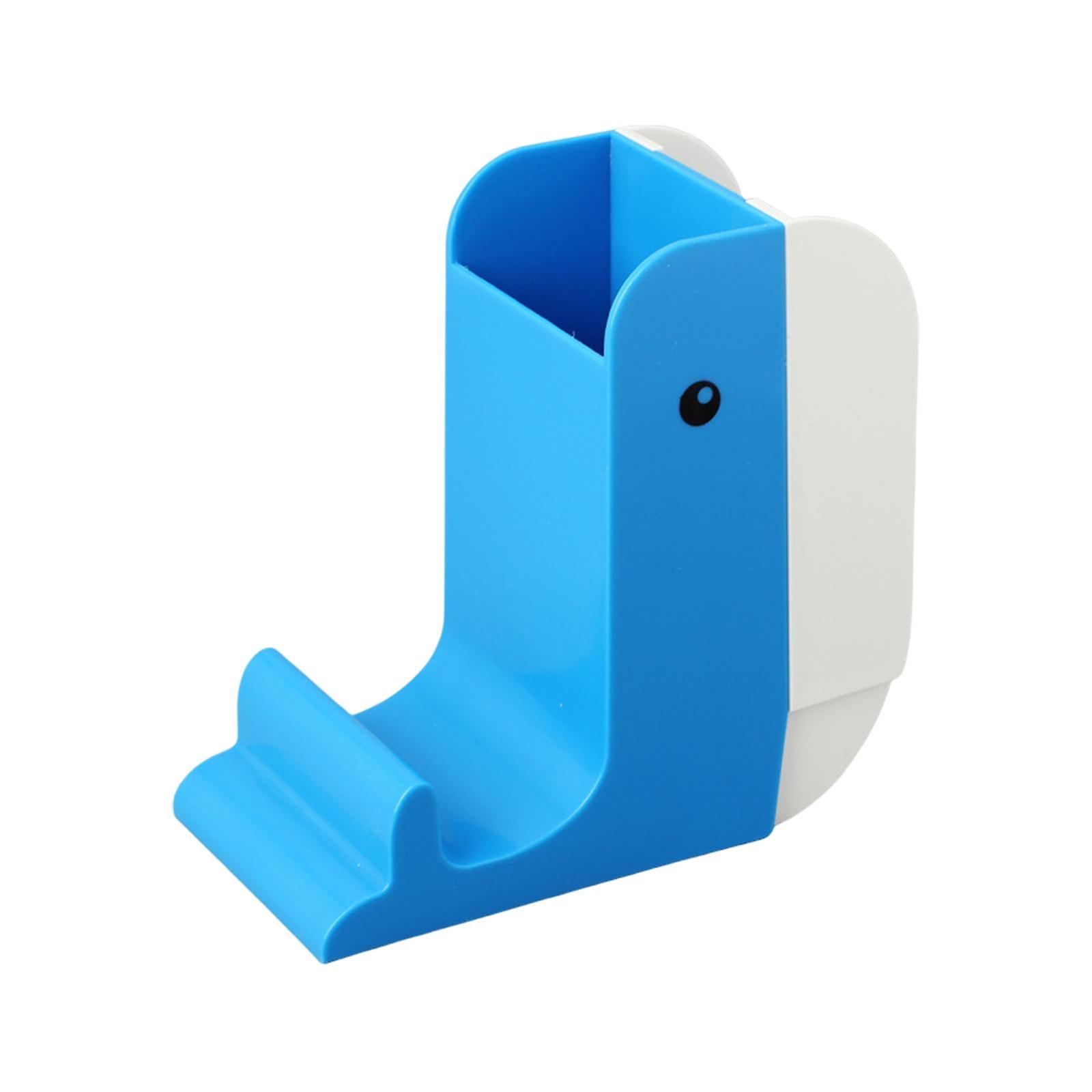 Whale Unique Cute Creative Pen Pencil Holder for Office Workplace Study Room Blue