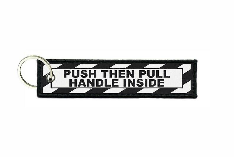Door cles aviation keychain car crew plane pull handle