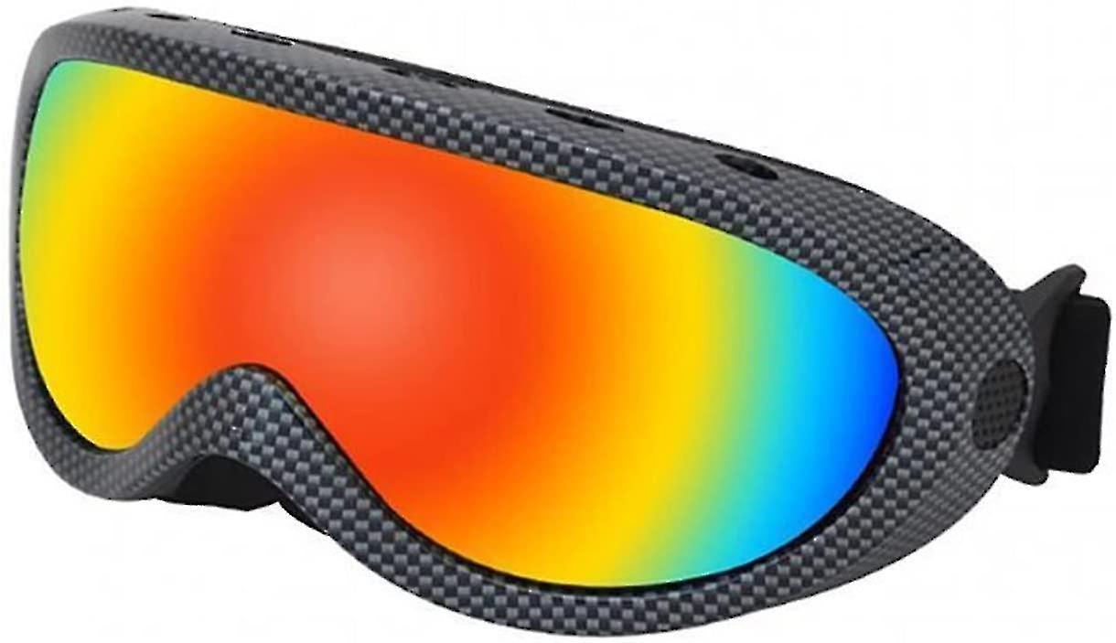 Laskettelulasit Hiekanvastaiset isot pallomaiset lasit Miehet ja naiset Lumilasit Uv400 Ulkoiluvarusteet 0