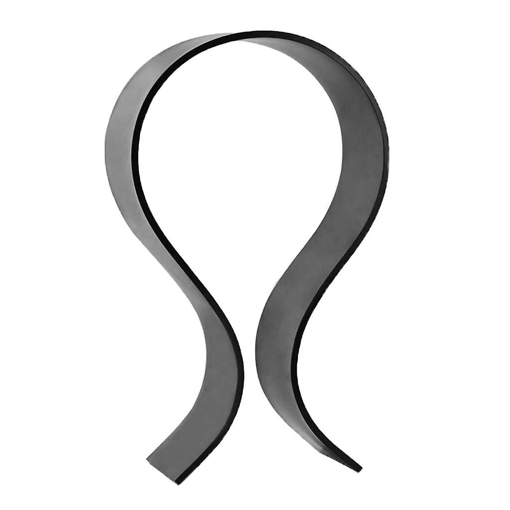 Gaming DJ Headset Stand Acrylic Table Headphone Display Holder Bracket Rack Black