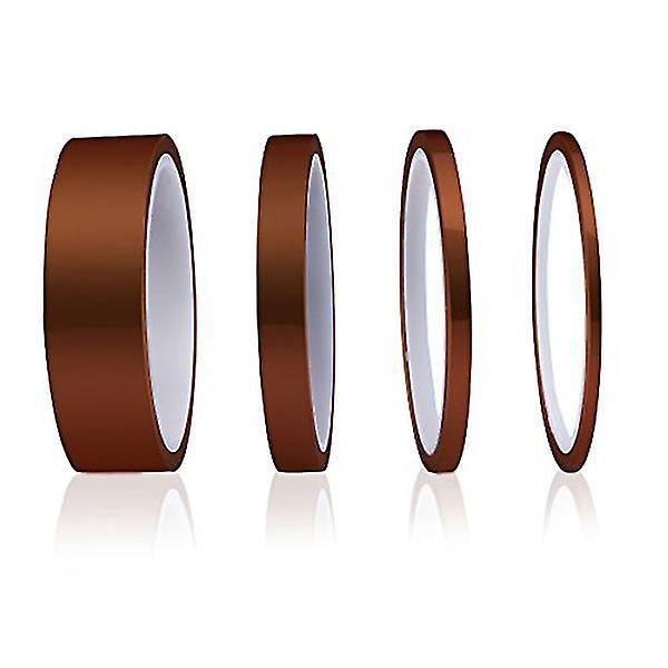 4pcs Premium Durable High Temp Tape Helpful Multi-sized Multi-purpose Heat Resistant Tape Adhesive T