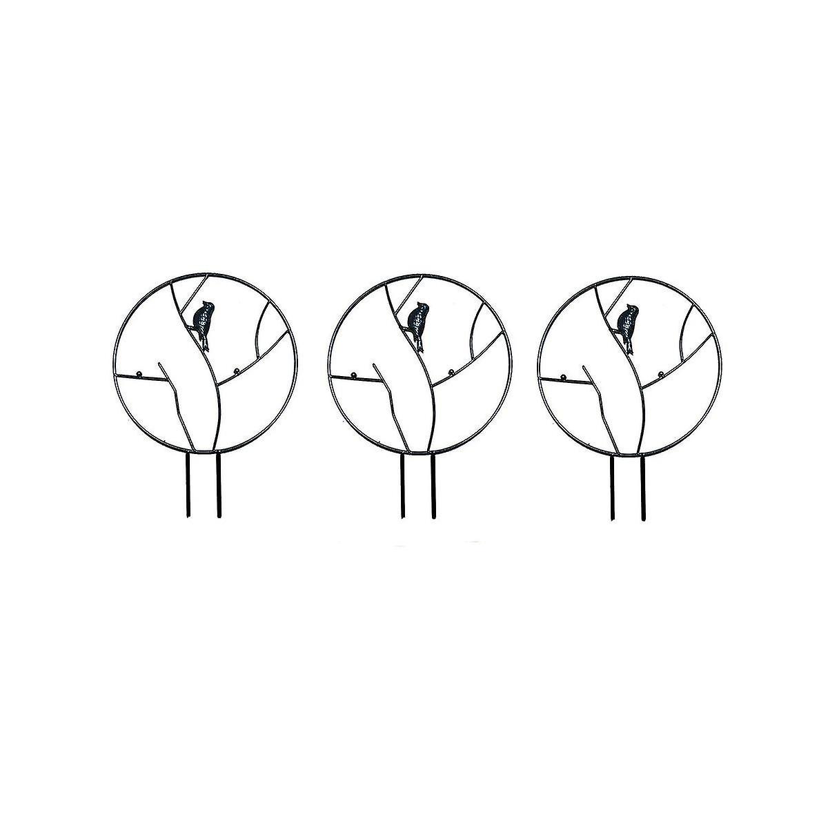 גבוה en trellis עבור צמחים מטפסים, r- ברזל Trellis עבור צמחים עציצים מקורה, ציפור Roun