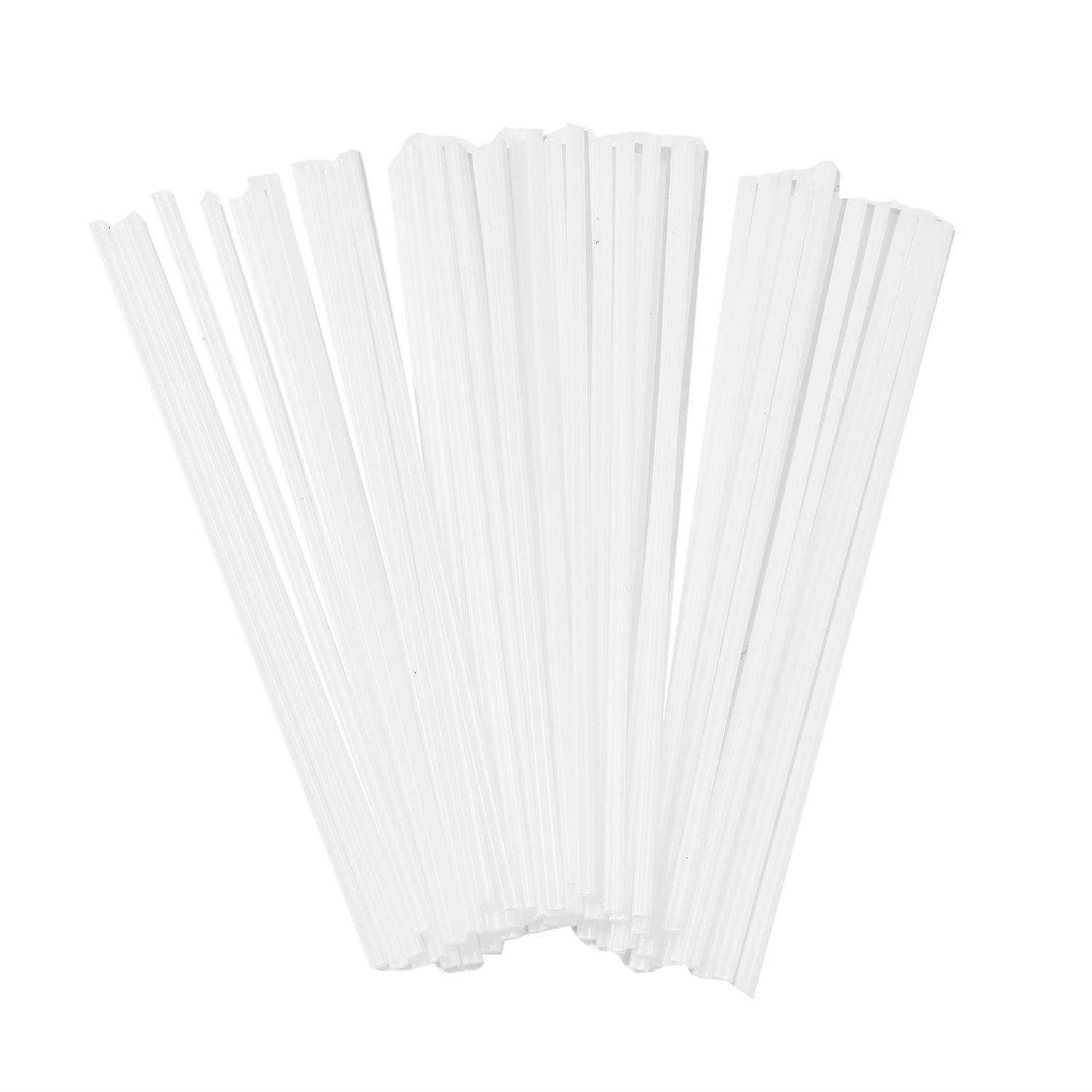 50 PCS PP Plastic Welding Rods Low Density Polypropylene Flat Rods for Car Bumper Plastic Pipe Car B