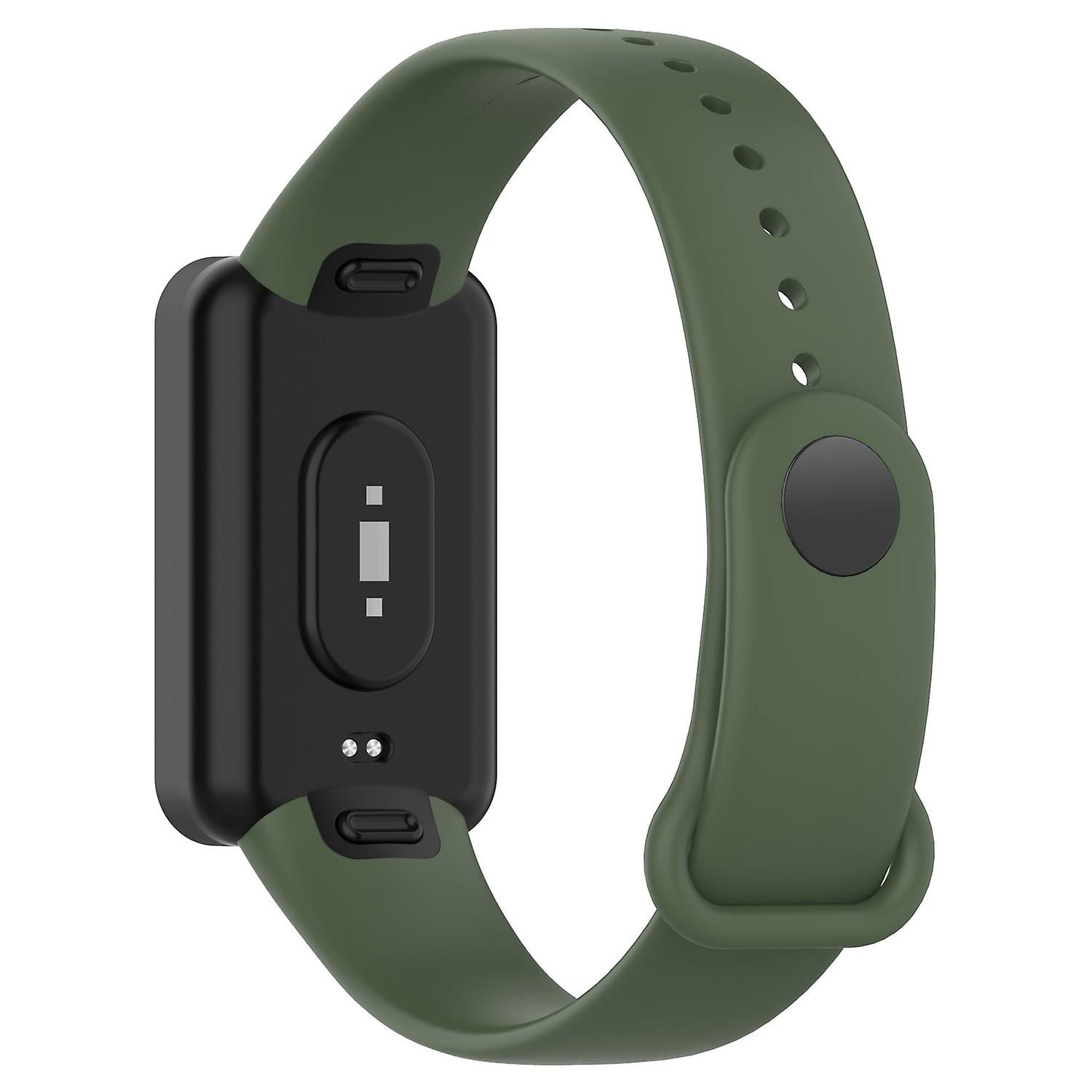 Waterproof Soft Watch Strap Wristband with Buckle for Xiaomi Redmi Smart Band Pro - Midnight Green