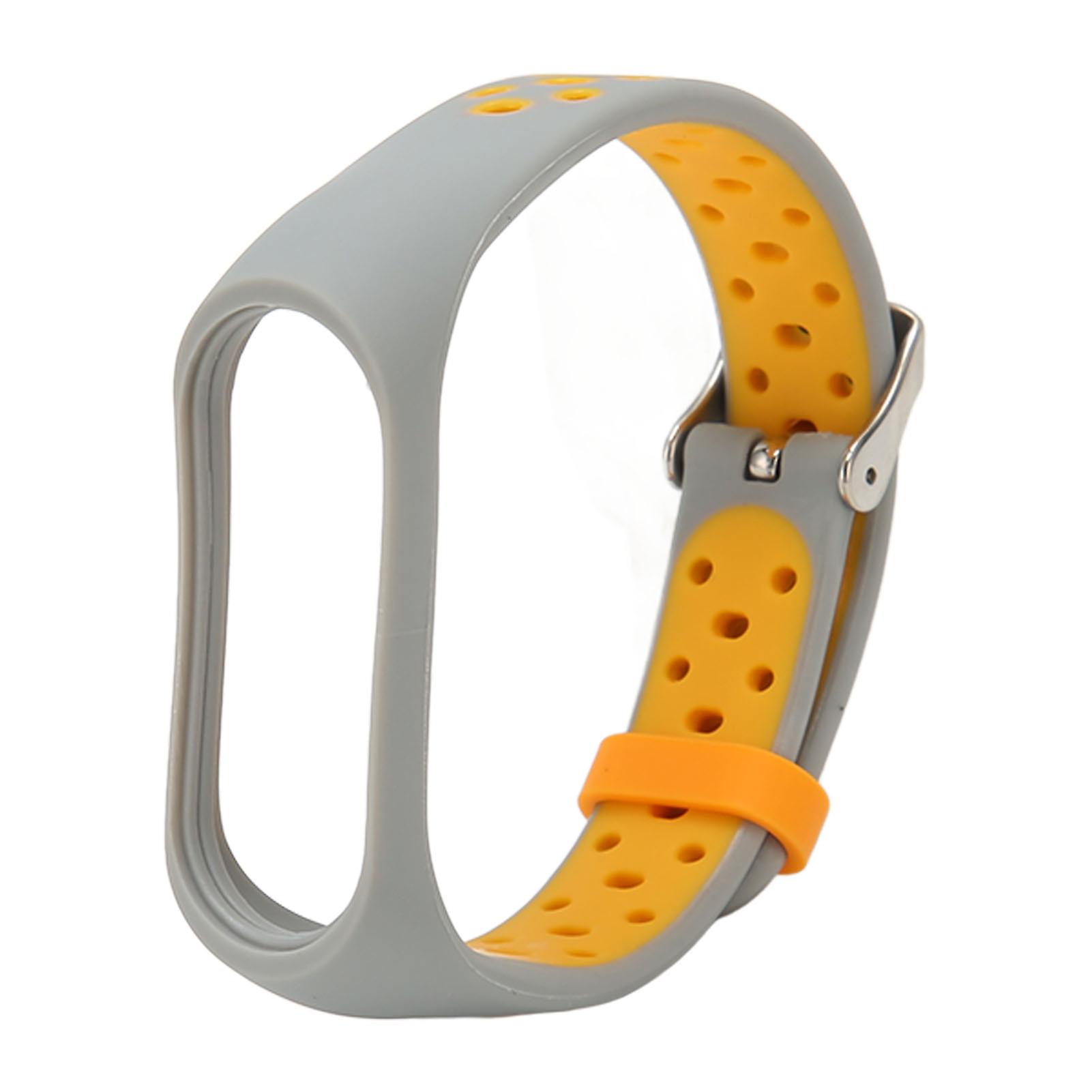 Replacement Wristband Full Protection Adjust Size Soft Silicone Smart Bracelet Strap for Mi Band 7
