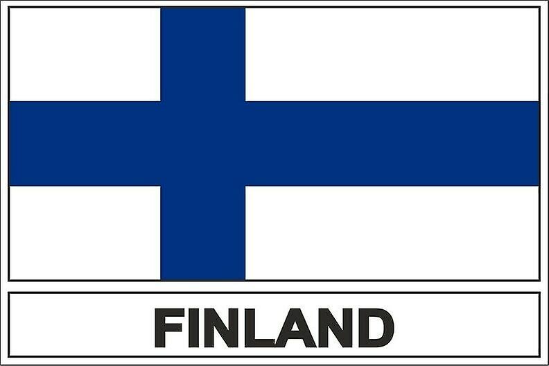 STICK sticker flag FIN finlande