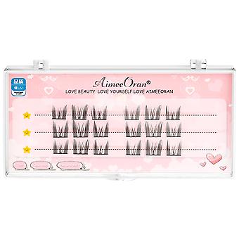 Lange valse wimpers voor vrouwen Doe-het-zelf wimpers pluizig effect Lichtgewicht voor oogcosplay Doe-het-zelf make-up