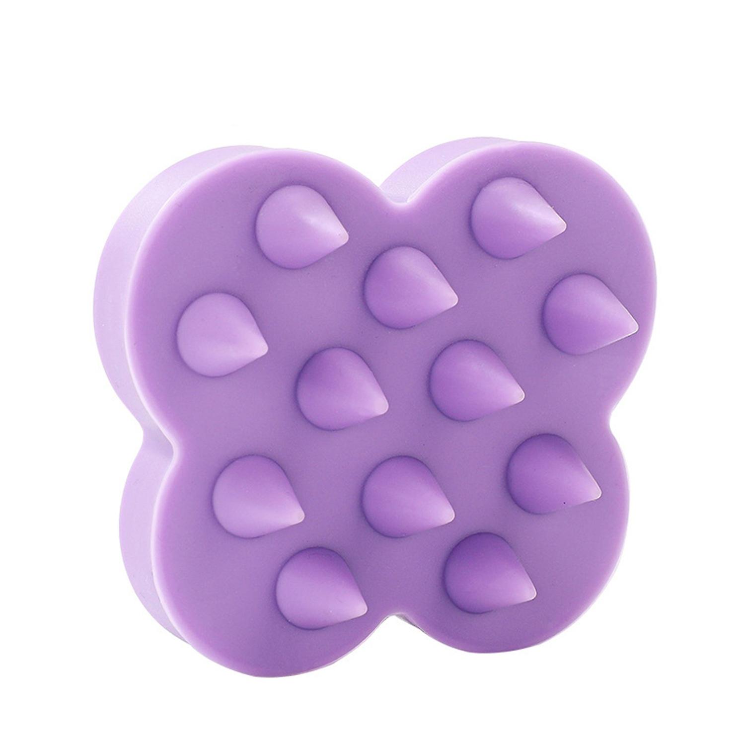 Shampoo Comb Silicone Shampoo Hair Massage Brush Deep Cleansing Gentle Soft Bristles Scalp Brush for