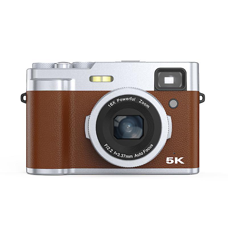 INF 5Kigital camera with front and rear cameras, viewfinder, autofocus, anti-shake