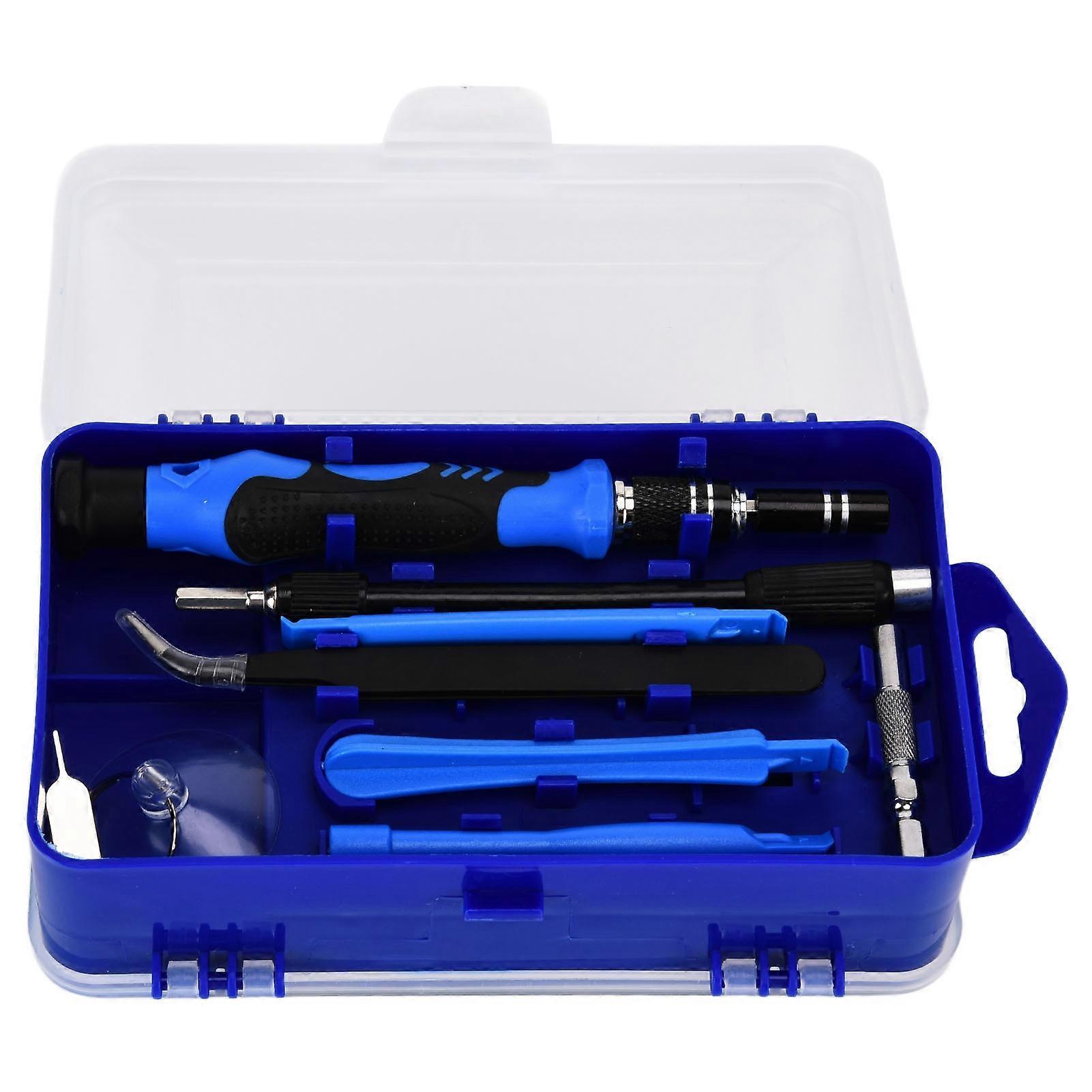 Uadme 115-in-1 Screwdriver Set, Magnetic Multi-Functional Bits, Precision Electronics Repair Tool Kit for Diverse Devices (blue)