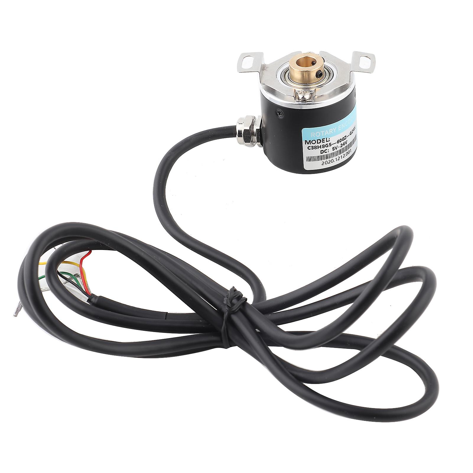 Hollow Shaft Encoder AB 2‑Phase Mechanical Power Transmission Parts 30KHZ DC5-24V600Z