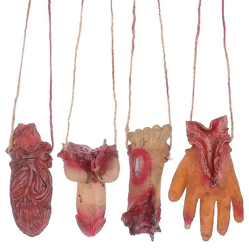 4pcs Halloween Organ Decoration