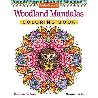 Livro de colorir mandalas da floresta - Thaneeya McArdle
