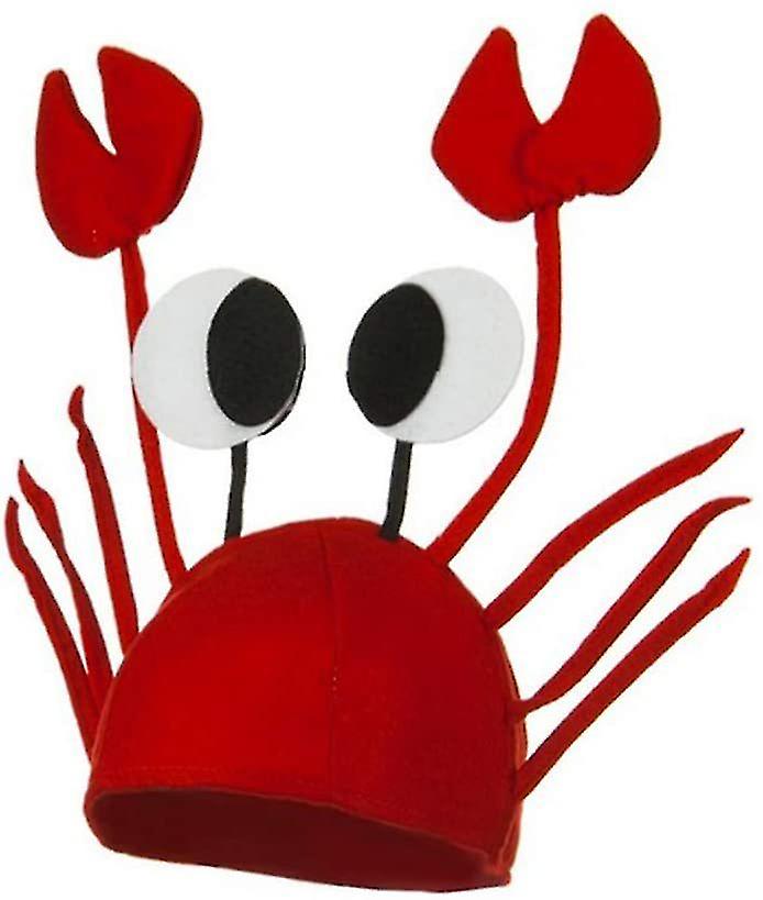 2023 Lobster Hat Red Crab Shape Hat Adjustable New