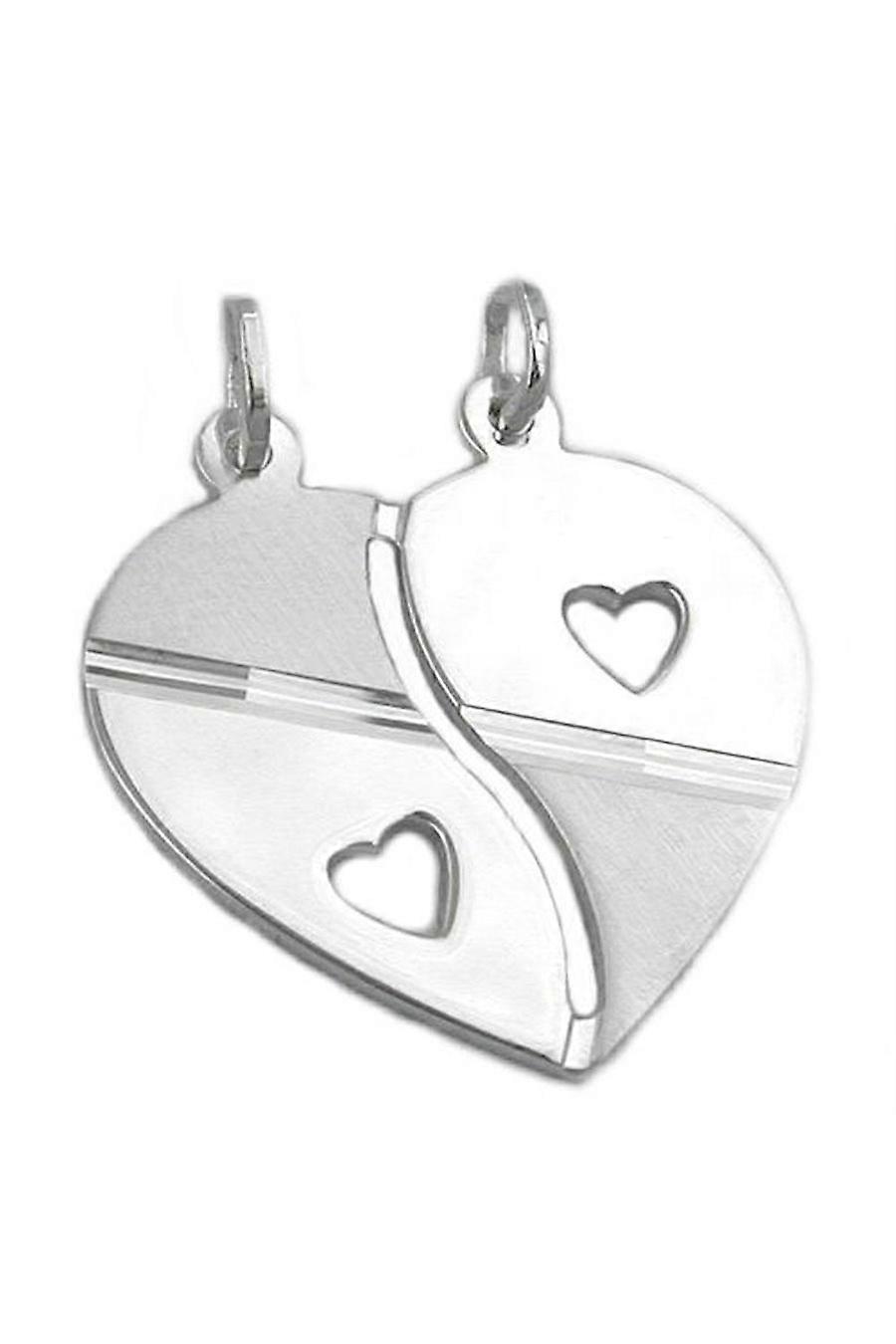 Pendant Friendship 2 Hearts Silver 925 - Gl90452