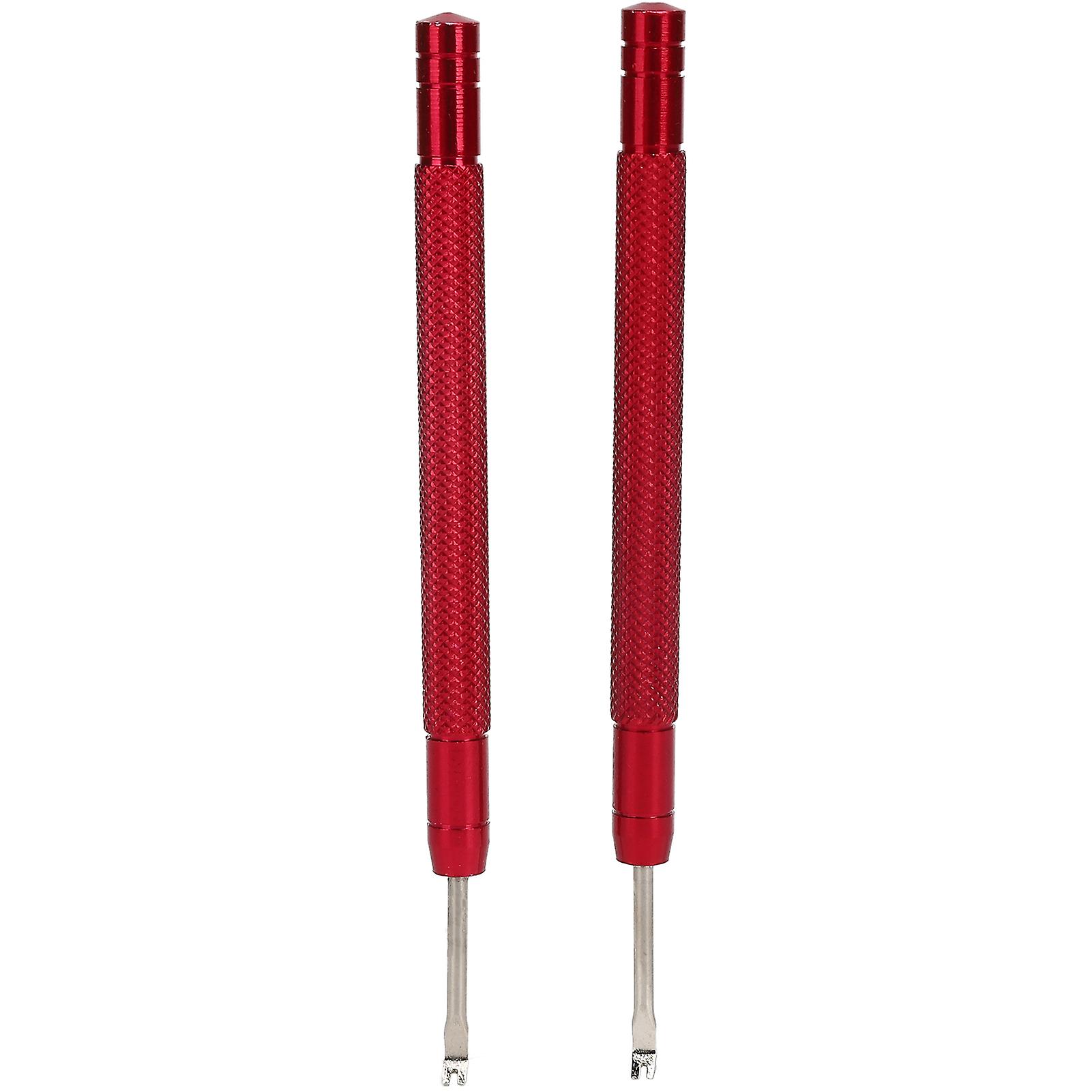 2pcs Watch Hands Remover Lever Minute Second Hand Removal Puller Watch Repair Tool Red