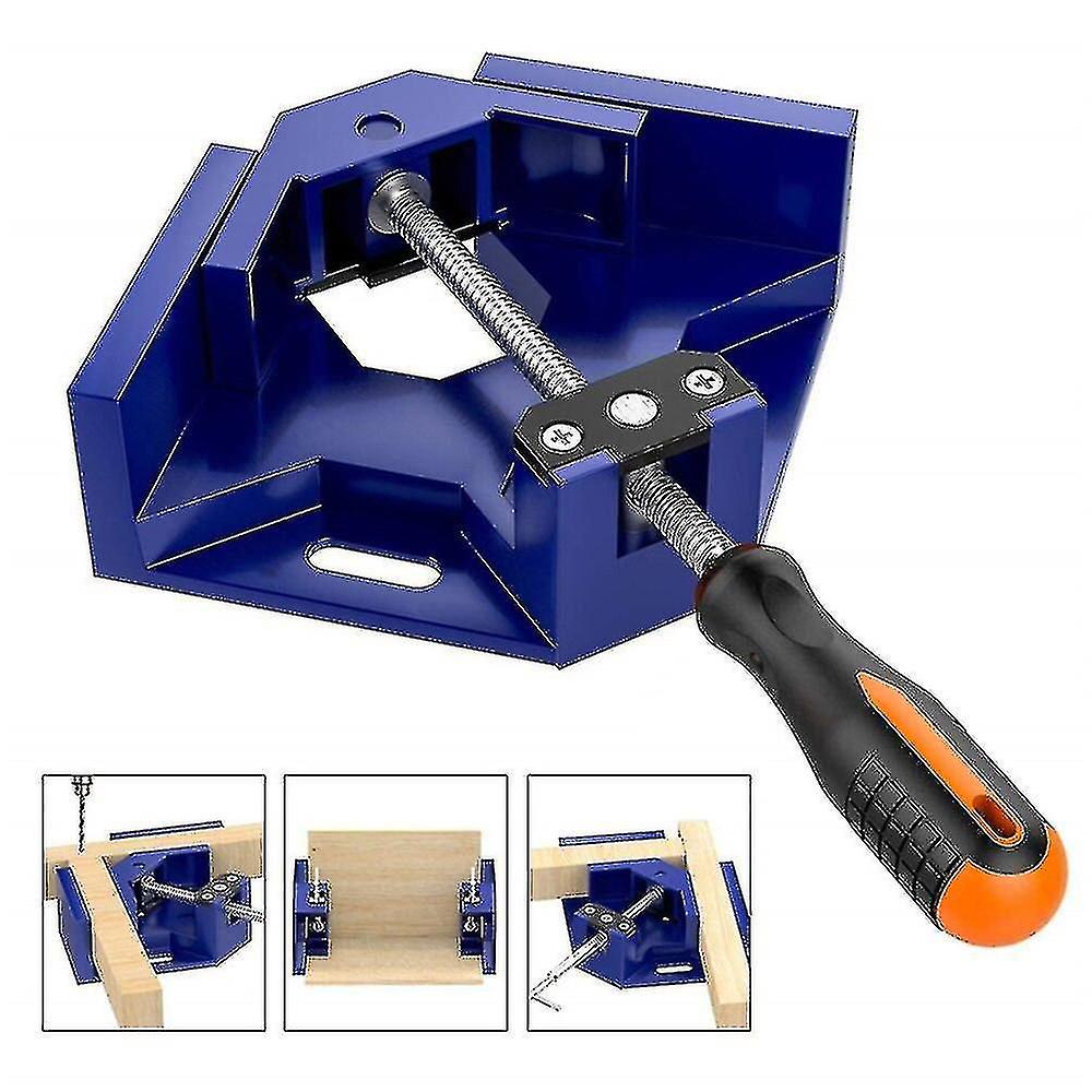 Single Handle Aluminum Right Angle Corner Clamp - 90 Degree Clip Tool