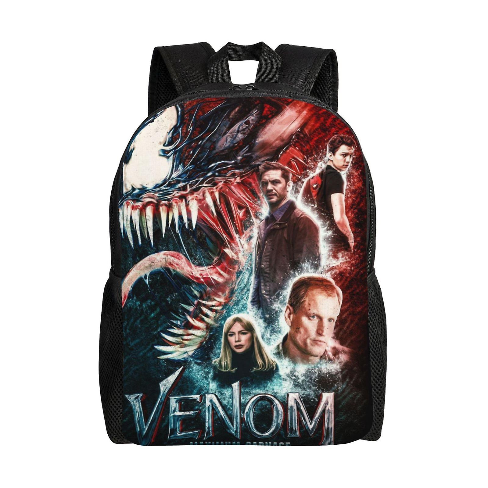 Venom Backpack, Travel Laptop Backpack, Water Resistant College School Computer Bag, Durable